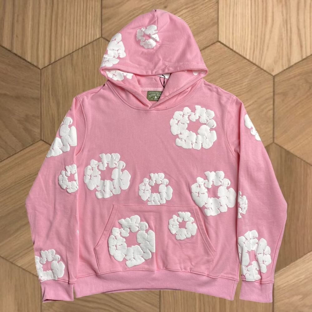 DENIM TEARS Hoodie Pink